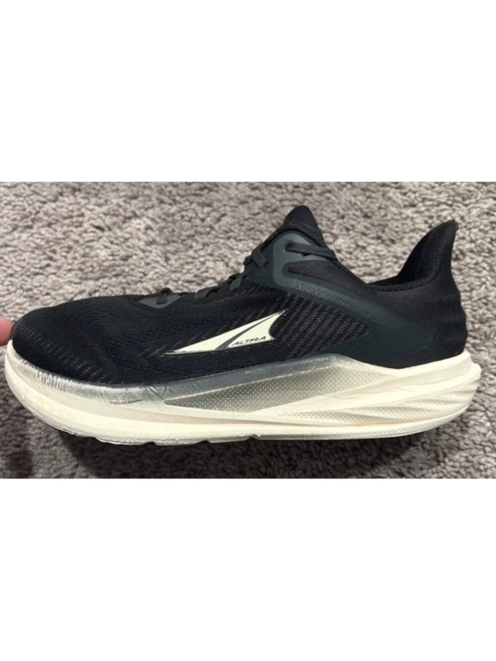 Altra Torin 7 Womens Size 7 Wide Black White Zero Drop Road Running AL0A85QK010